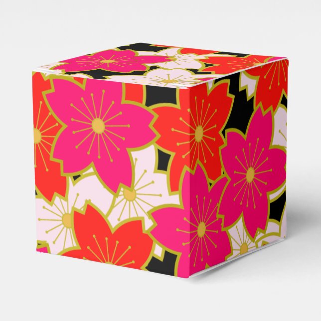 Japansk Kimono mönster Gift Box Presentaskar (Framsidan Sidan)