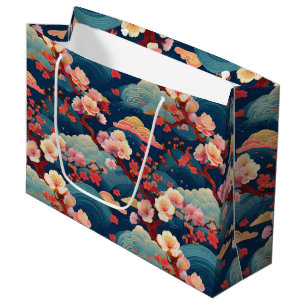 Japansk Kimono mönster Gift-påse