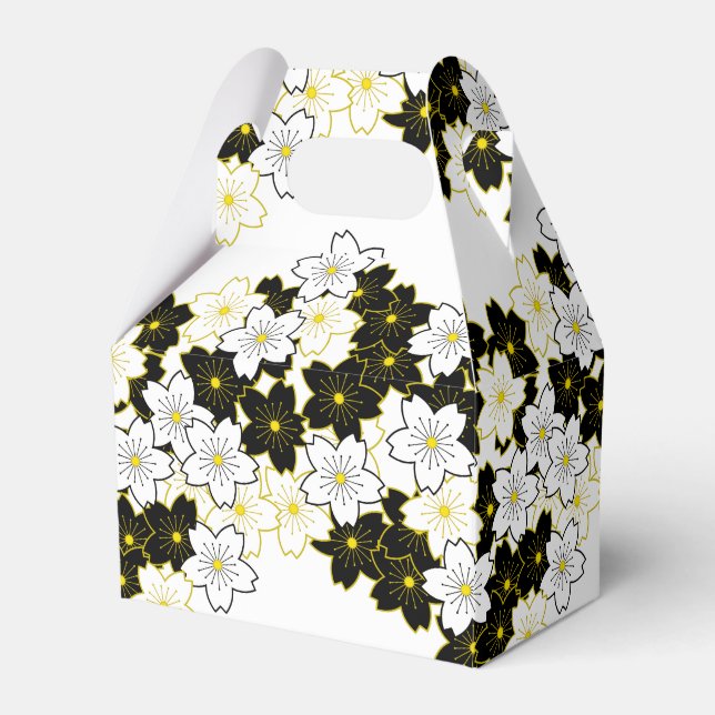 Japansk Kimono mönster Gift-säck SAKURA Presentaskar (Framsidan Sidan)