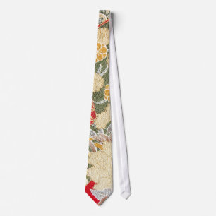Japansk KIMONO Textile, Blommönster Slips