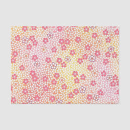 Japansk KIMONO Textile, Cherry Blommar Mönster
