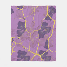 Japansk Kintsugi. Fleecefilt