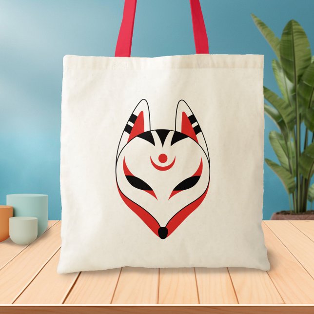 Japansk Kitsune Fox-mask Tygkasse (Skapare uppladdad)