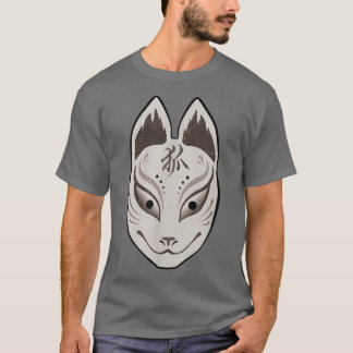 Japansk Kitsune Mask Fo Spirit T Shirt