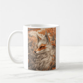 Japansk kitsune räv kaffemugg