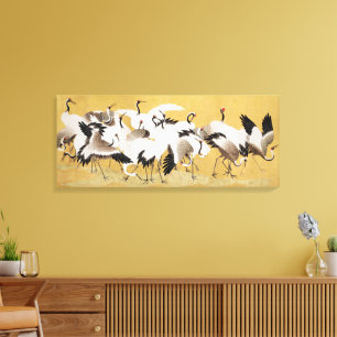 Japansk klocka, tryckning av Vintage. Canvastryck