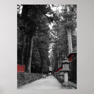 Japansk kloster poster