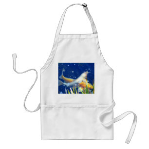 japansk koi apron förkläde