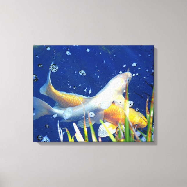 japansk koi carp-kanvastryck canvastryck (Framsida)