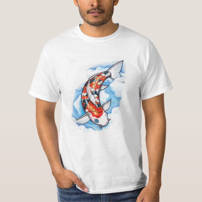 Japansk Koi Carp T-shirt (Framsida)