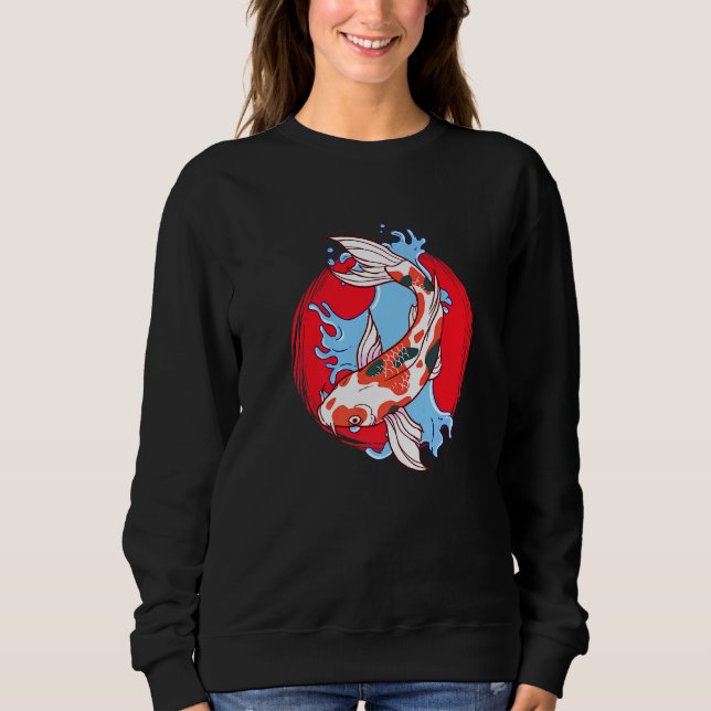 Japansk koi Fish Koi Pond Carp T Shirt (Framsida)