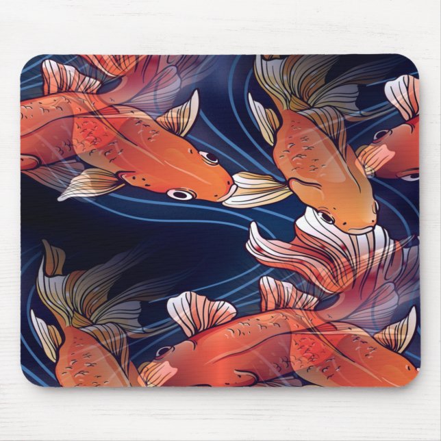 Japansk koi Fish Musmatta (Framsidan)