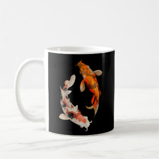 Japansk koi Fish Nishikigoi Yin Yang Carp Kaffemugg