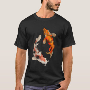Japansk koi Fish Nishikigoi Yin Yang Carp T Shirt