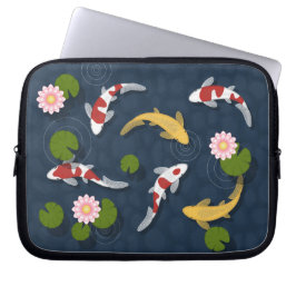 Japansk koi Fish Pond 2 Laptop Fodral