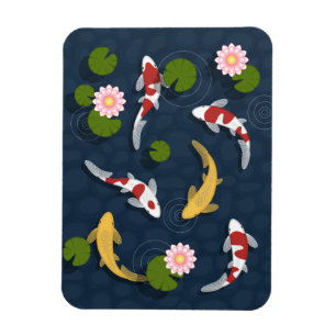 Japansk koi Fish Pond Magnet