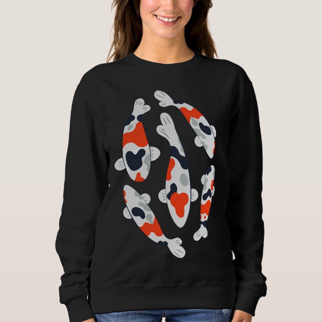 Japansk koi Fish Pond T Shirt (Framsida)
