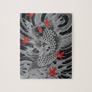 Japansk koi Fish Pussel