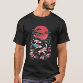 Japansk koi Fish - Yin Yang Harmony T Shirt
