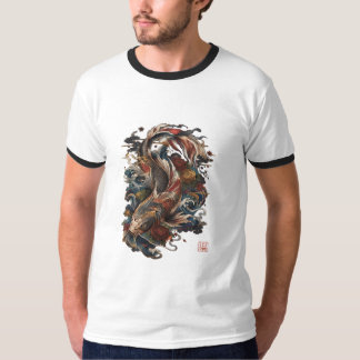 Japansk Koi-fisk | Traditionell Japansk Tatovering T Shirt