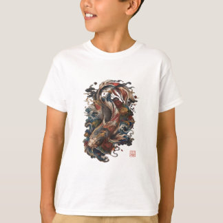 Japansk Koi-fisk | Traditionell Japansk Tatovering T Shirt