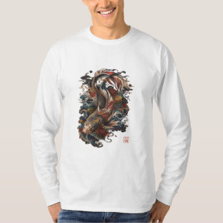 Japansk Koi-fisk | Traditionell Japansk Tatovering T Shirt