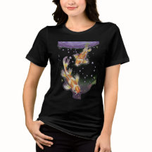 Japansk Koi-fiskdamm Illustration Estetik