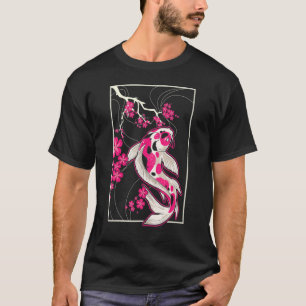 Japansk koi japansk fiskfärja Blommar 11 T Shirt