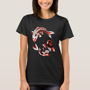 Japansk koi Japansk fiskfärja Blommar 37 T Shirt