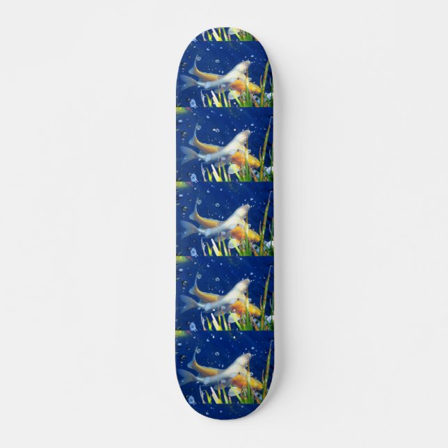 japansk koi skateboard (Framsida)