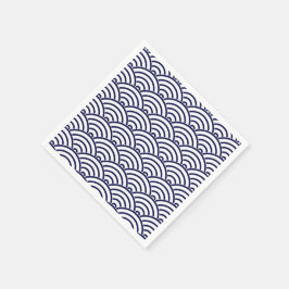 Japansk koinobori Fish i Delft Blue Pappersservett