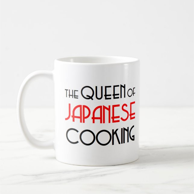 japansk kokdrottning kaffemugg (Vänster)