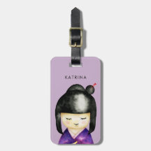 Japansk Kokeshi docka | tillfogar namn