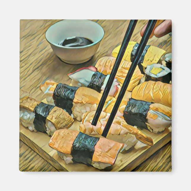 Japansk konst älskare magnet (Framsidan)