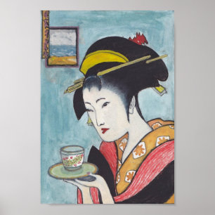 Japansk konst för klassikerGeishadam Poster