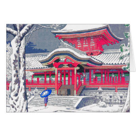 Japansk konst hälsningskort