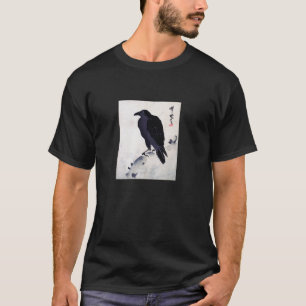 Japansk konst Japansk Kyosai Kråka Raven T Shirt