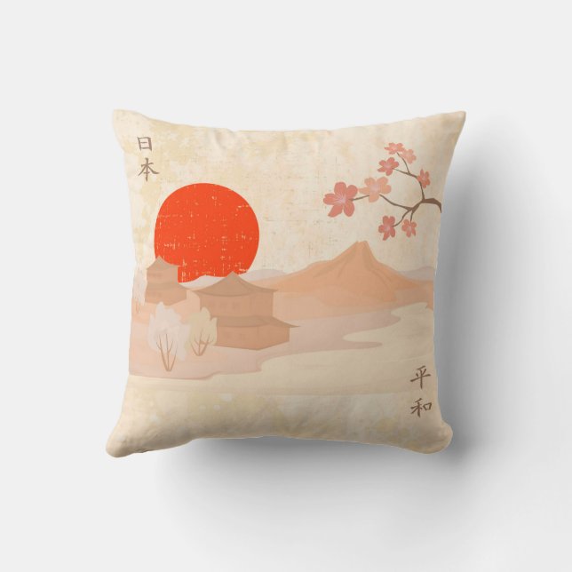Japansk konst  kudde (Baksida)