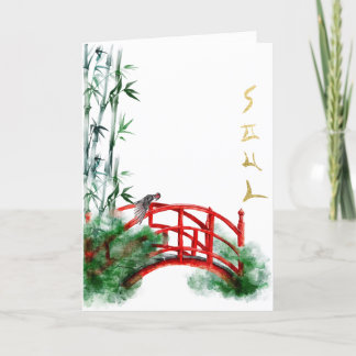 Japansk konst med Soul Tack Kort