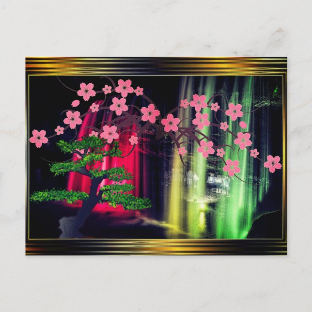 Japansk konst vykort (Framsida)