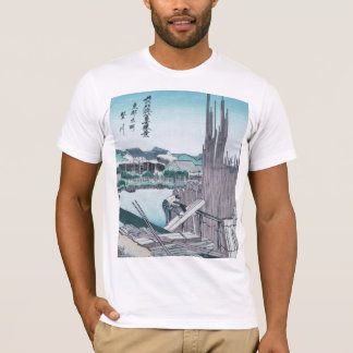 Japansk konstruktionsWoodwork Ukiyo-e vid Hokusai T-shirt