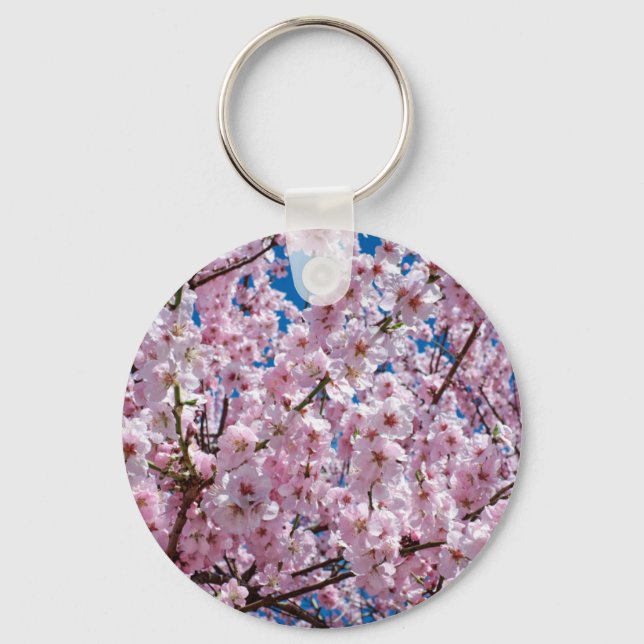 Japansk körsbärsblomma nyckelring (Framsida)