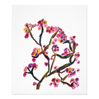 Japansk Körsbärsblomning Stor Tryck