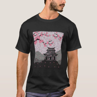 Japansk körsbärsblomning t shirt