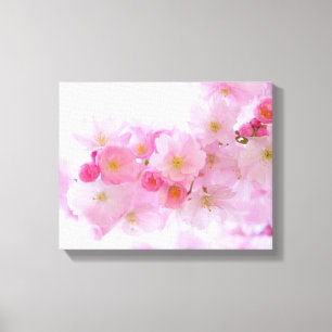 Japansk körsbärsröd blommar canvastryck