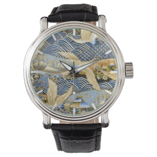 Japansk kran-Anpassningsbar Armbandsur