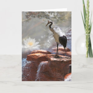 Japansk kran "Longevity" Kort