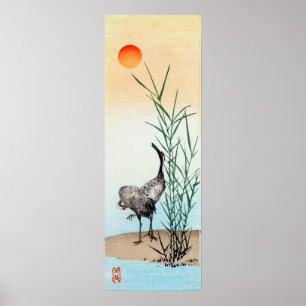 Japansk kran no.2 poster