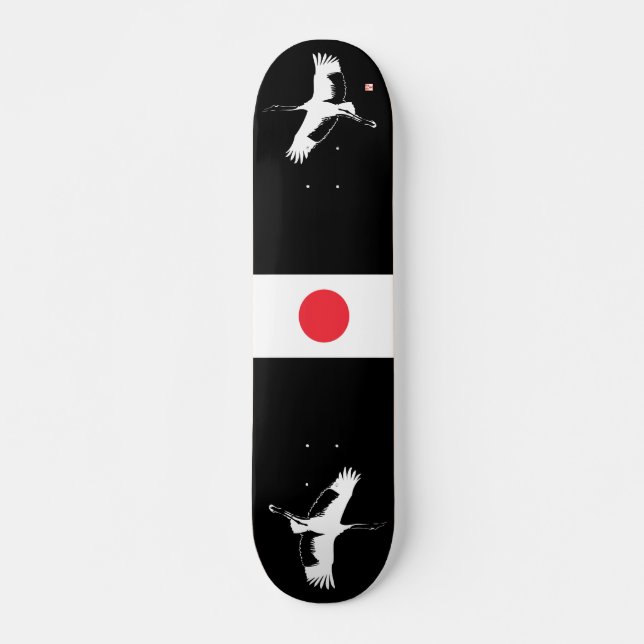 Japansk kran skateboard bräda 21,5 cm (Framsida)