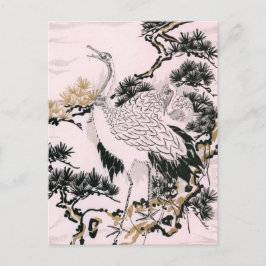 Japansk krandesign vykort